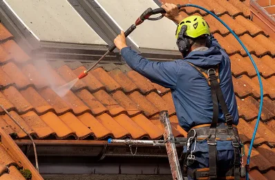 Démoussage et hydrofuge de toiture à Goudargues